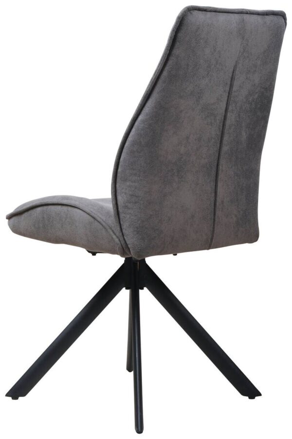 Drehstuhl Albany grau Microfaser B/H/T: ca. 47x95x62 cm Drehstuhl Albany grau Microfaser B/H/T: ca. 47x95x62 cm – Bild 3