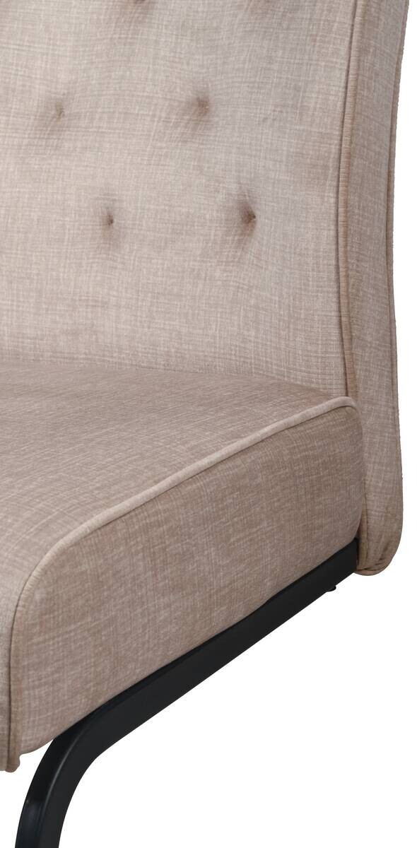 Schwingstuhl Canberra Cappuccino Samtoptik B/H/T: ca. 63x92x49 cm – Bild 2
