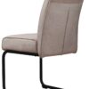 Schwingstuhl Canberra Cappuccino Samtoptik B/H/T: ca. 63x92x49 cm – Bild 4