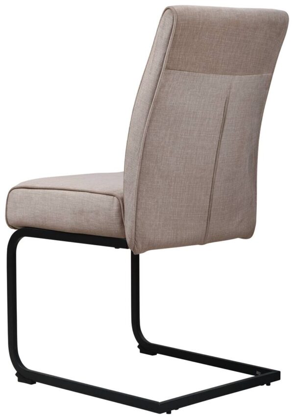 Schwingstuhl Canberra Cappuccino Samtoptik B/H/T: ca. 63x92x49 cm – Bild 4
