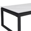 Couchtisch Klara weiß Marmor Optik B/H/T: ca. 120x45x60 cm Couchtisch Klara weiß Marmor Optik B/H/T: ca. 120x45x60 cm – Bild 2