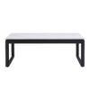 Couchtisch Klara weiß Marmor Optik B/H/T: ca. 120x45x60 cm Couchtisch Klara weiß Marmor Optik B/H/T: ca. 120x45x60 cm – Bild 3
