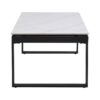 Couchtisch Klara weiß Marmor Optik B/H/T: ca. 120x45x60 cm Couchtisch Klara weiß Marmor Optik B/H/T: ca. 120x45x60 cm – Bild 4