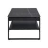 Couchtisch Mia schwarz Keramik Optik B/H/T: ca. 120x45x60 cm Couchtisch Mia schwarz Keramik Optik B/H/T: ca. 120x45x60 cm – Bild 4