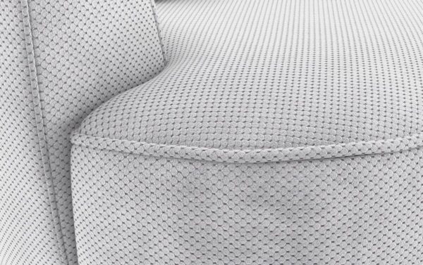 Ecksofa stone Microfaser B/H/T: ca. 287x66x168 cm – Bild 3
