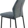 Tischgruppe Alicante schwarz anthrazit Webstoff B/H/T: ca. 120x75x70 cm Tischgruppe Alicante schwarz anthrazit Webstoff B/H/T: ca. 120x75x70 cm – Bild 2