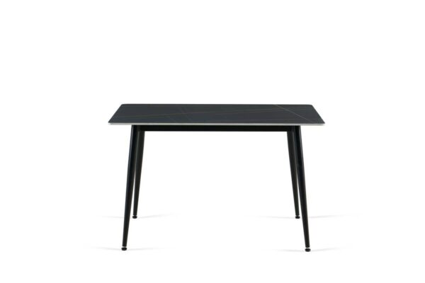 Tischgruppe Alicante schwarz anthrazit Webstoff B/H/T: ca. 120x75x70 cm Tischgruppe Alicante schwarz anthrazit Webstoff B/H/T: ca. 120x75x70 cm – Bild 3