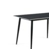Tischgruppe Alicante schwarz anthrazit Webstoff B/H/T: ca. 120x75x70 cm Tischgruppe Alicante schwarz anthrazit Webstoff B/H/T: ca. 120x75x70 cm – Bild 4