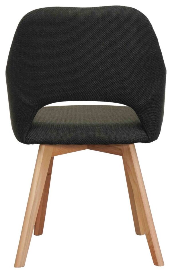 Armlehnstuhl Stade anthrazit Webstoff Microfaser B/H/T: ca. 57x87x62 cm – Bild 4
