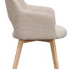 Armlehnstuhl Stade beige natur Polyester Buche B/H/T: ca. 57x87x62 cm – Bild 3