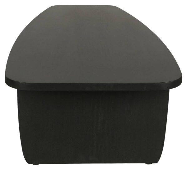 Couchtisch BOLT schwarz Lack matt B/H/T: ca. 115x36,5x60 cm – Bild 3