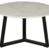 Couchtisch CROSS schwarz weiß H/D: ca. 46x75 cm – Bild 4