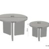 Beistelltisch ROUND, 2er-Set schwarz lackiert Akazie H/D: ca. 41x60 cm Beistelltisch ROUND, 2er-Set schwarz lackiert Akazie H/D: ca. 41x60 cm – Bild 3
