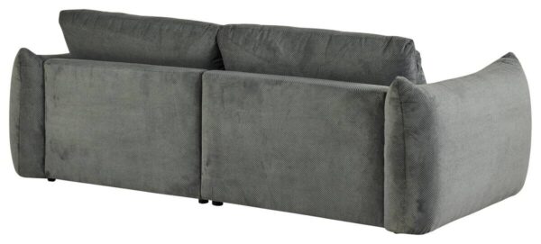 Big Sofa Glenn grau Microfaser B/H/T: ca. 259x87x124 cm – Bild 2