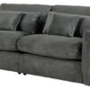 Big Sofa Glenn grau Microfaser B/H/T: ca. 259x87x124 cm – Bild 3