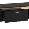 Couchtisch Norica schwarz matt gold Optik B/H/T: ca. 110x46x65 cm – Bild 2