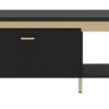 Couchtisch Norica schwarz matt gold Optik B/H/T: ca. 110x46x65 cm – Bild 4