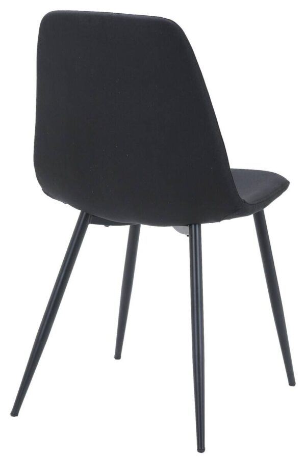 Stuhl Pia schwarz Microfaser Metall Stuhl Pia schwarz Microfaser Metall – Bild 5