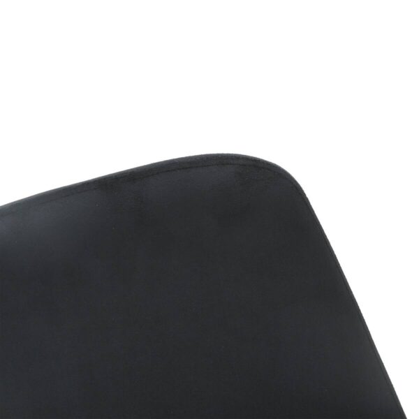 Stuhl Pia schwarz Samt B/H/T: ca. 52,5x86x45 cm – Bild 3