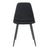 Stuhl Pia schwarz Samt B/H/T: ca. 52,5x86x45 cm – Bild 4