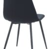 Stuhl Pia schwarz Samt B/H/T: ca. 52,5x86x45 cm – Bild 5