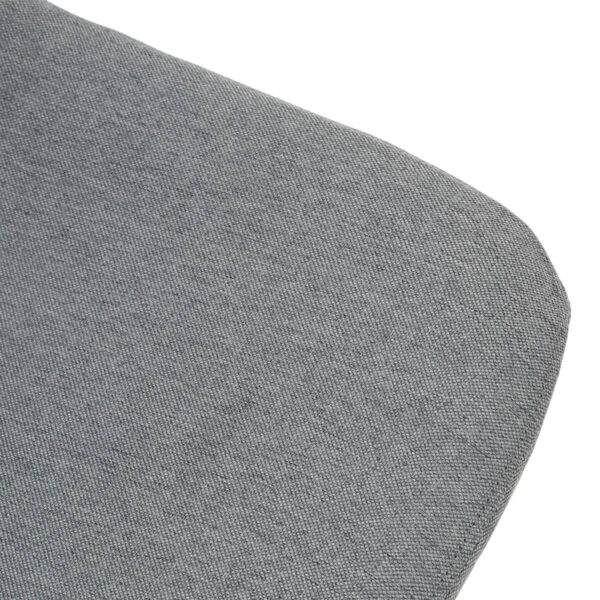 Stuhl Pia grau buche Microfaser Metall – Bild 3