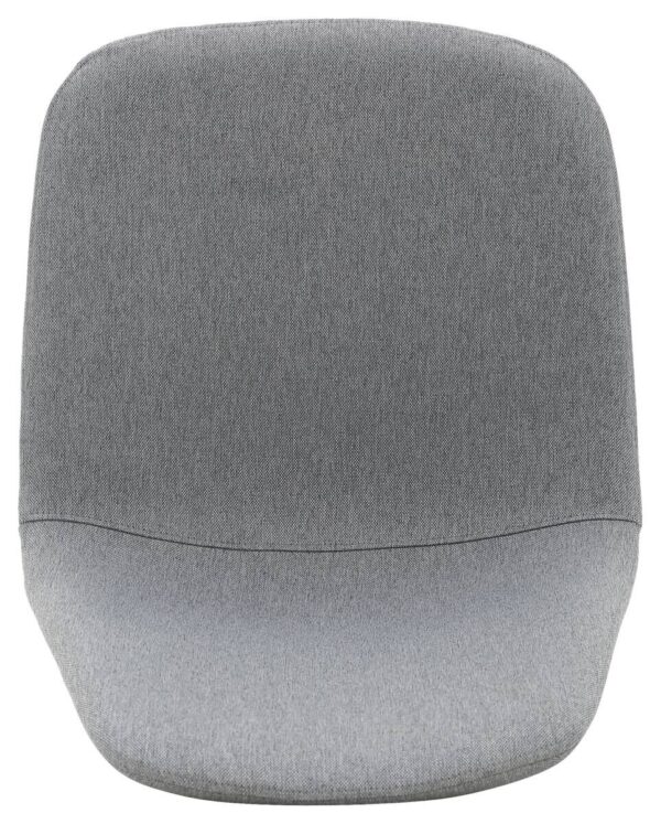 Stuhl Pia grau buche Microfaser Metall – Bild 4
