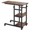 Beistelltisch braun dunkel Nachbildung B/H/T: ca. 80x72x40 cm – Bild 2