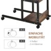 Beistelltisch braun dunkel Nachbildung B/H/T: ca. 80x72x40 cm – Bild 5