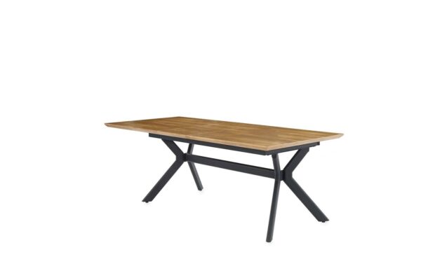 Esstisch Eiche Wild Nachbildung B/H/T: ca. 180x76x100 cm – Bild 2