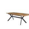 Esstisch Eiche Wild Nachbildung B/H/T: ca. 180x76x100 cm – Bild 3