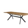Esstisch Eiche Wild Nachbildung B/H/T: ca. 180x76x100 cm – Bild 4