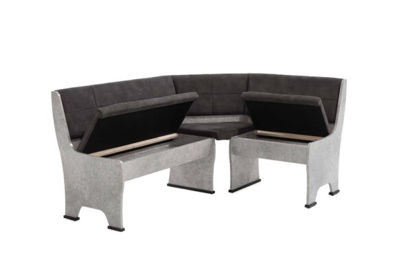 Eckbankgruppe Beton B/T: ca. 100x65 cm Eckbankgruppe Beton B/T: ca. 100x65 cm – Bild 2