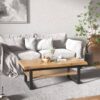 Couchtisch Zara Eiche Artisan Nachbildung B/H/T: ca. 110x40x60 cm – Bild 4