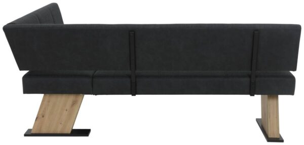 Eckbank Lyon anthrazit B/H/T: ca. 203x91x148 cm Eckbank Lyon anthrazit B/H/T: ca. 203x91x148 cm – Bild 2