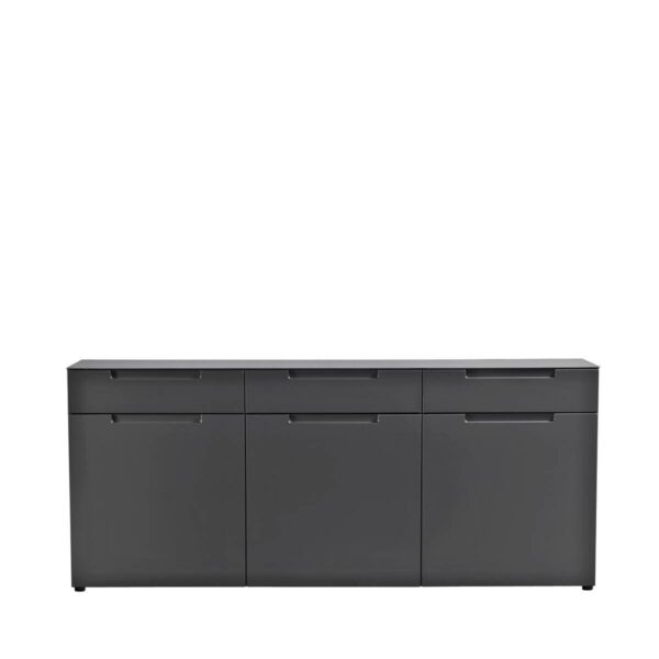Sideboard Mailand anthrazit matt MDF B/H/T: ca. 192x83x40 cm – Bild 2