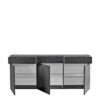 Sideboard Mailand anthrazit matt MDF B/H/T: ca. 192x83x40 cm – Bild 3