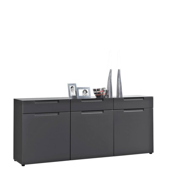 Sideboard Mailand anthrazit matt MDF B/H/T: ca. 192x83x40 cm – Bild 4
