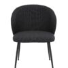 Stuhl Graz anthrazit schwarz Microfaser Metall – Bild 2