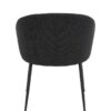 Stuhl Graz anthrazit schwarz Microfaser Metall – Bild 3