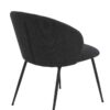 Stuhl Graz anthrazit schwarz Microfaser Metall – Bild 5