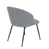 Stuhl Graz grau schwarz Microfaser Metall – Bild 3