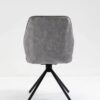 Stuhl Mailand grau Microfaser B/H/T: ca. 53x89x64 cm – Bild 4