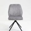 Stuhl Mailand grau Microfaser B/H/T: ca. 53x89x64 cm – Bild 5