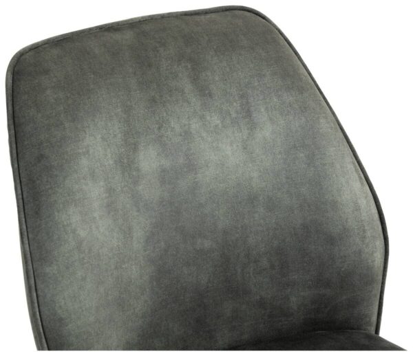 Stuhl Mailand moosgrün Microfaser B/H/T: ca. 53x89x64 cm – Bild 3