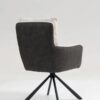 Drehstuhl Lecce beige Microfaser B/H/T: ca. 60x95x67 cm – Bild 5