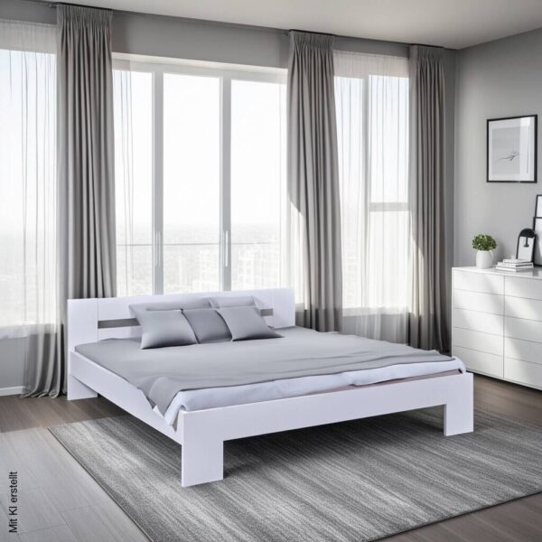 Bett Annik 180x200 weiß – Bild 4