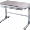 Schreibtisch Frederik weiß pulverbeschichtet B/H/L: ca. 60x56x100 cm – Bild 4