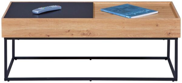 Couchtisch Filora Eiche beschichtet Optik B/H/L: ca. 50x40x110 cm – Bild 5