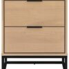 Kommode Luna 2S Oak B/H/L: ca. 45x58,6x50 cm – Bild 2